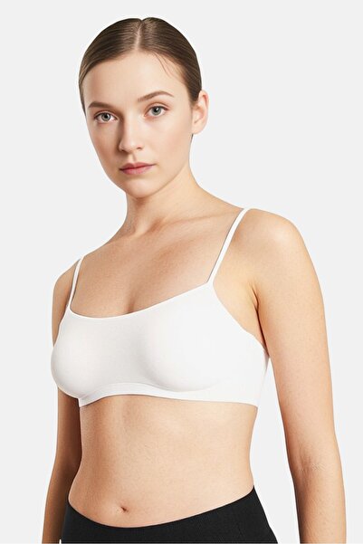 Don't Call Me Jennyfer Women 2 Pieces Non-Padded Solid Non-Wired Bralette, Mu...