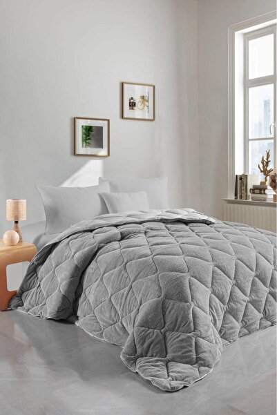 tekstilfabic Çift Kişilik Wellsoft Yorgan Uyku Seti - Lastikli Çarşaflı 2 Yas...