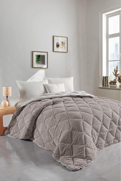 tekstilfabic Single Wellsoft Quilt Sleeping Set - 3 Pieces with Elastic Sheet...