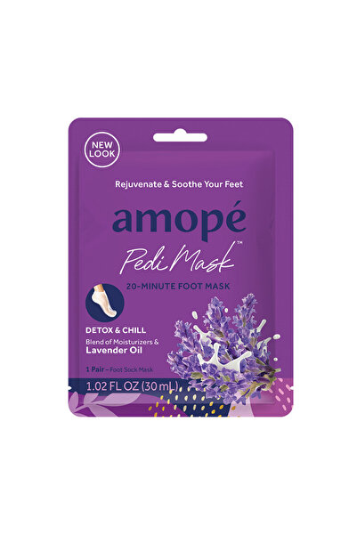 Amope Pedi Mask 20-Minute Foot Mask - Lavander Oil 30ML