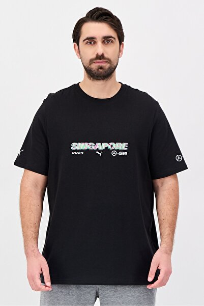 Puma x AMG Petronas Formula One Team Men Sportswear Fit Outdoor T-Shirt, Black