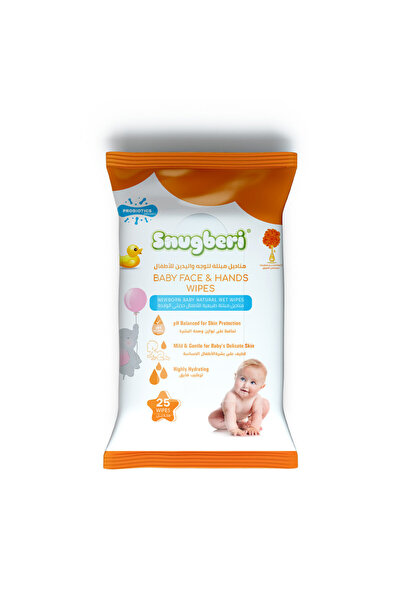 Snugberi Probiotic Baby Wipes 25's