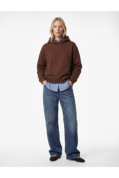 Koton Hanorac cu mânecă lungă Three Thread Ş cu căptușeală din fleece K cu gl...