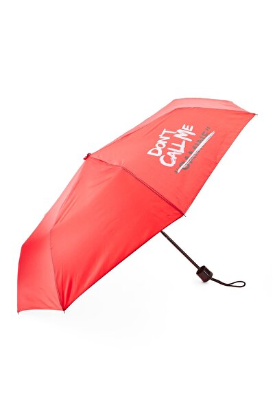 Don't Call Me Jennyfer Sun Protect And Water Resistant Folding Umbrella, Red
