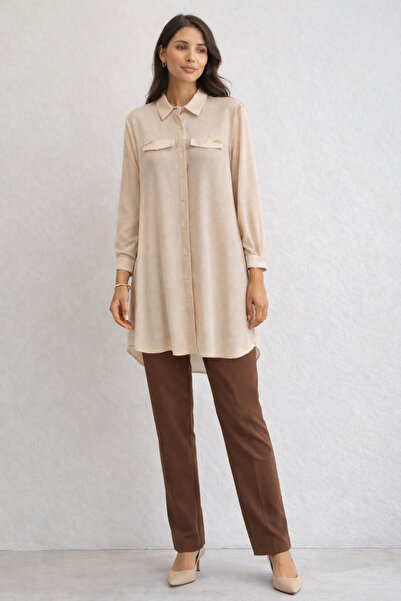 Kayra Tunica Zell Crepe cu buzunare