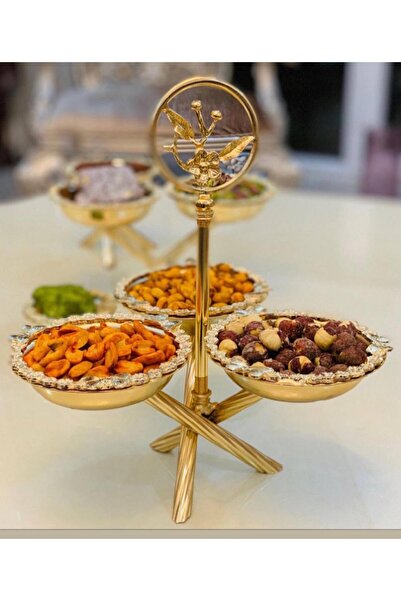 AZADE BAKIR GOLD PİRİNÇ KELEBEK 3’LÜ ÇEREZLİK