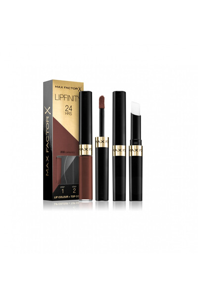 Max Factor Ruj de buze rezistent Lipfinity, Cafinated 200
