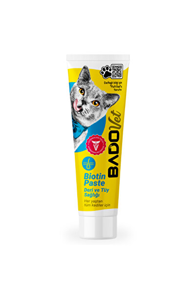 BadoVET Biotin Paste for Cats, BadoVet, 100 g, Healthy Leather and Shiny Fur