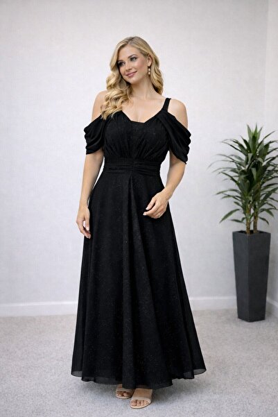 Women's New Season Glitter Evening Dress YZ2515