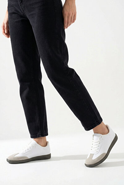 Moda Değirmeni Λευκό-Λευκό Γυναικείο Sneaker χωρίς επένδυση MD1147-101-0008