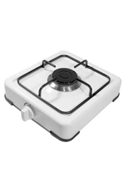 Amir Portable Gas Stove with 1 Burner model 2811 cylinder supply WHITE