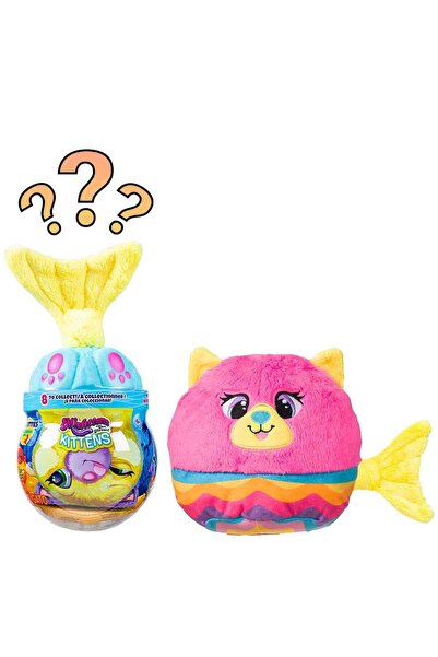 Misfittens Kittens Merkitties Sürpriz Peluş S2 - Mavi Kapak