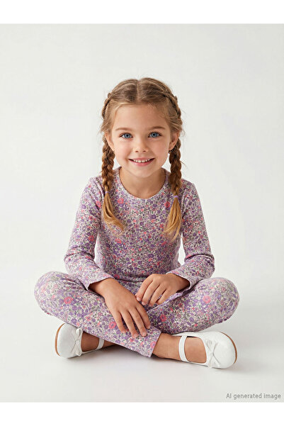 LC Waikiki منتجات فريزن ستور التي لا مثيل لها I تي شيرت بناتي مزين بالزهور وي...