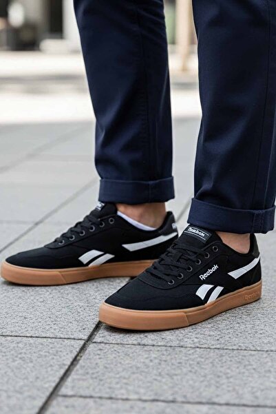 Reebok Pantofi sport negri pentru bărbați - Pantofi sport casual - Design con...