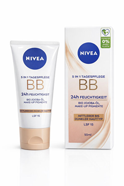 NIVEA 5 in 1 Moisturizing Bb Cream Medium Tone 50 ml