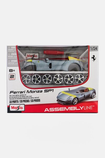 Maisto Ferrari Monza SP1 Metal Model Kit, Grey