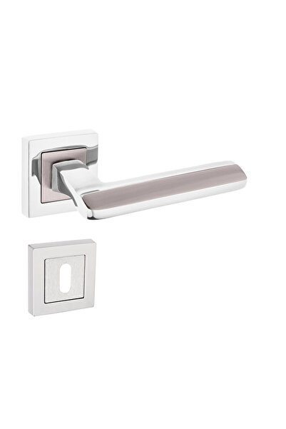 Nobel مقبض باب ألترا مربع الشكل من النيكل إينوكس مع شارة ODA