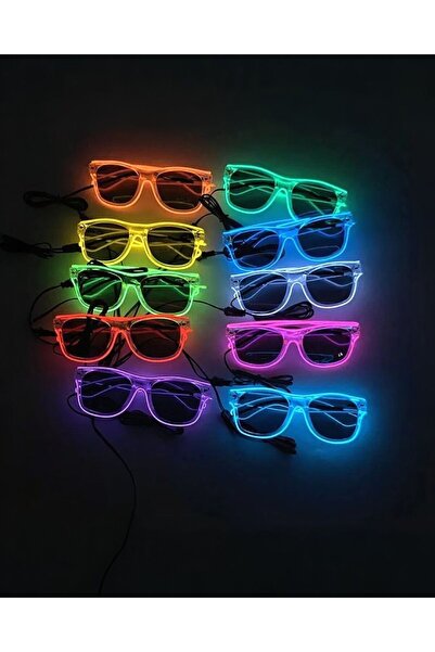 PARTİ SEPETİ LED Işıklı Neon Parti Gözlüğü