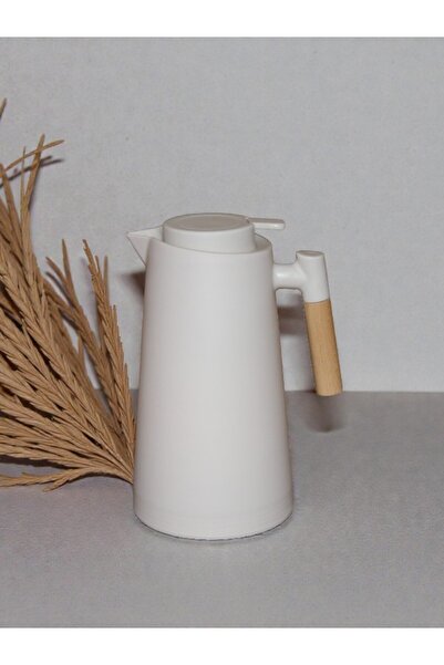 WDA 1L Thermal Coffee Pot – Vacuum Insulated Coffee & Tea Carafe with Wooden ...