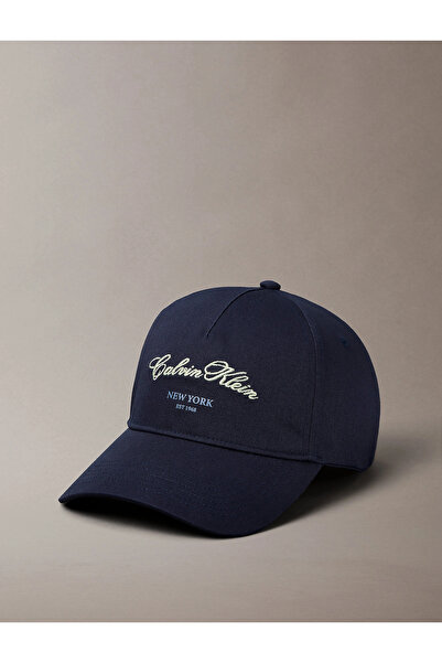 Calvin Klein Lacivert Kadın Şapka 5 PANEL HOLIDAY GRAPHIC 2 BB CAP