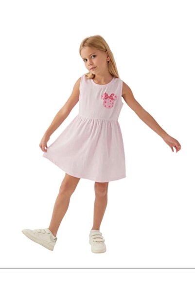 Minnie Mouse Kız Çocuk Elbise - 3/8 - Lila
