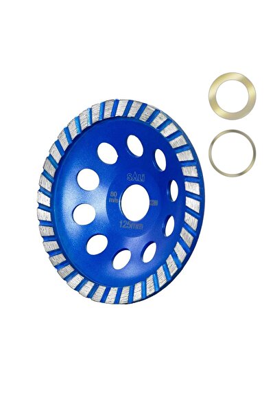 SALİ Diamond Cup Wheel, 125 x 22.2 mm, 20 mm Diamond Grinding Disc, Universal...