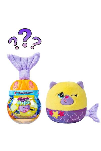 Sunman Misfittens Kittens Merkitties Sürpriz Peluş S2 - Turuncu Kapak
