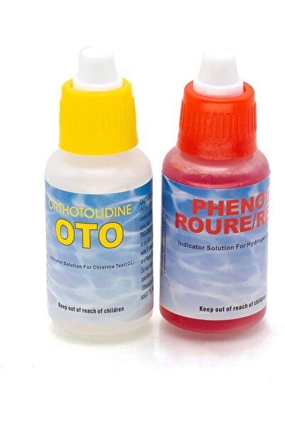 Aqua POOL WATER TEST KIT REFILL BOTTLE FOR PH AND CHLORINE 20 ml