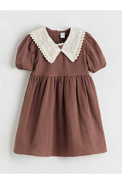 LC Waikiki Peter Pan Collar Dress for Girls