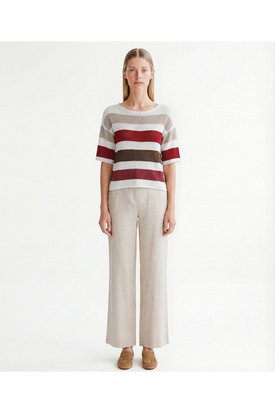 Yargıcı Regular Crew Neck 3/4 Sleeve Sweatshirt