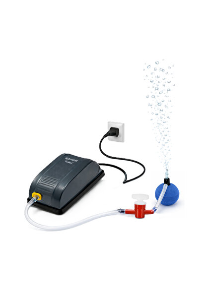 Aquawing ELAR Akvaryum Hava Motoru Seti (Havamotoru+Hortum+Vana+Hava Taşı)