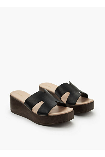 Surestep Women Platform Heel Slip-On Sandals