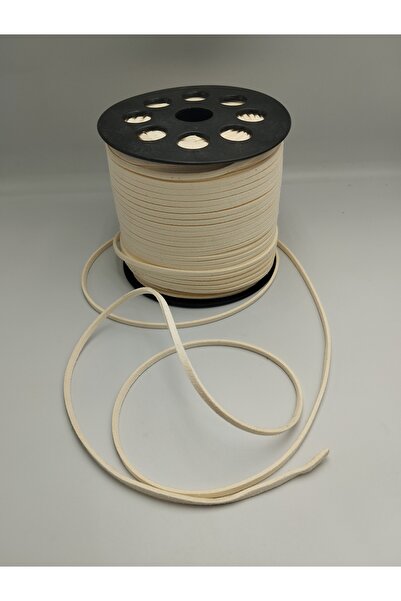 Zeyora حبل من جلد الغزال بطول 10 أمتار، 3 مم -، حبل للتسبيح، حبل للأساور، حبل...