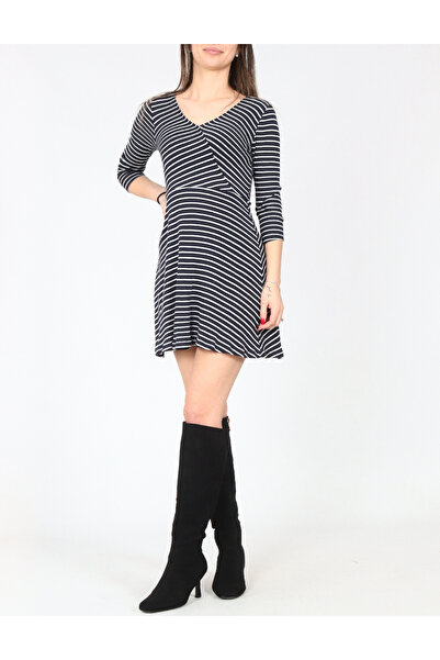 Evendi Short dress, Navy blue