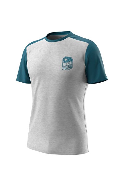 DYNAFIT Tricou tehnic barbati Transalper Light-Gri/Albastru-XL