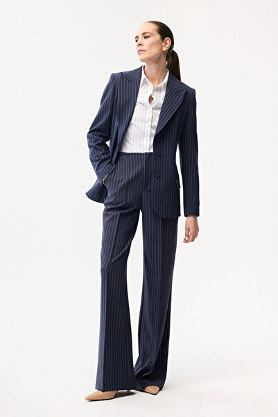 adL Bol Paça Çizgili Pantolon