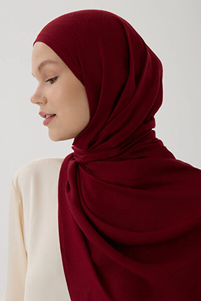 Zeta Group Îmbrăcăminte hijab pentru femei, de sezon, culoare roșie, șal jacq...