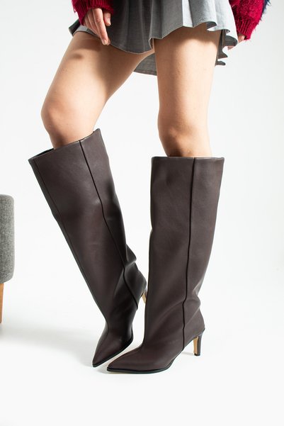 ZENNESHOES Scarlett Kadın XL Kesim Çizme