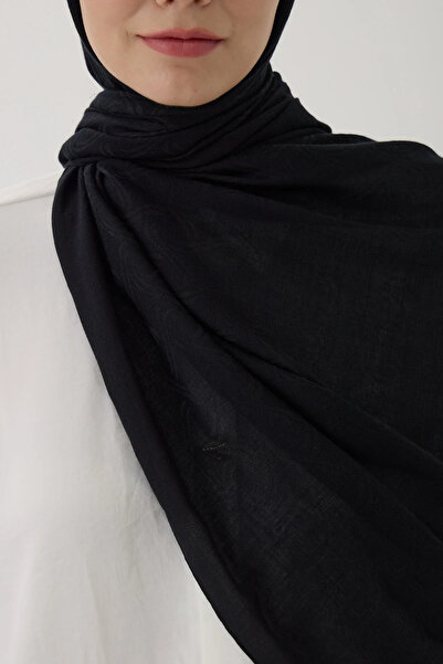 Astra Plus Îmbrăcăminte hijab pentru femei, de sezon, culoare neagră, șal jac...