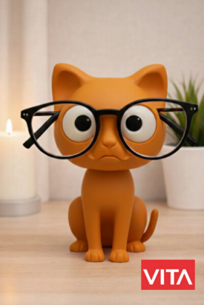 glowify prime glowify prime حامل نظارات على شكل قطة سوداء لطيفة، حامل نظارات ...