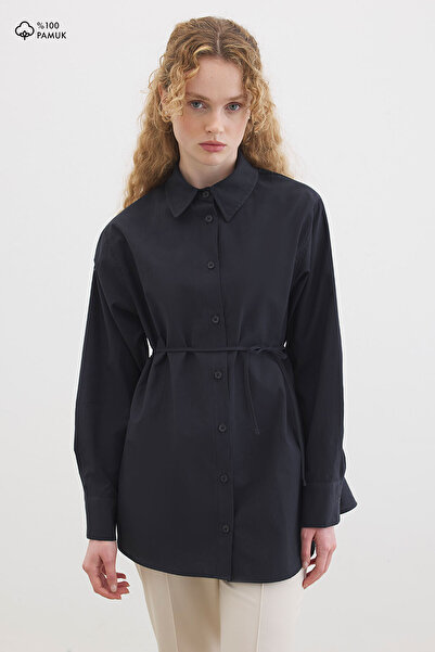 Hooopstore Premium Cotton Oversize Black Shirt