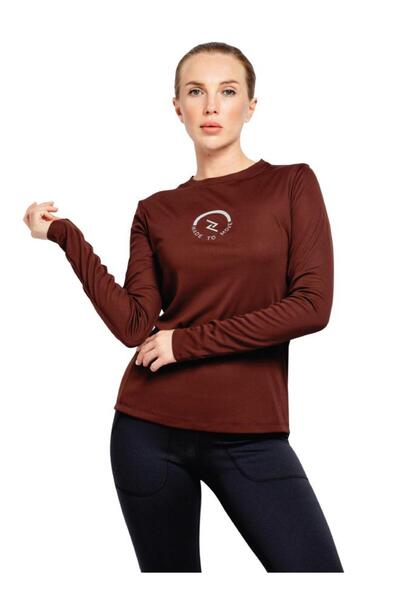 Zaecy بلوزة نسائية بأكمام طويلة