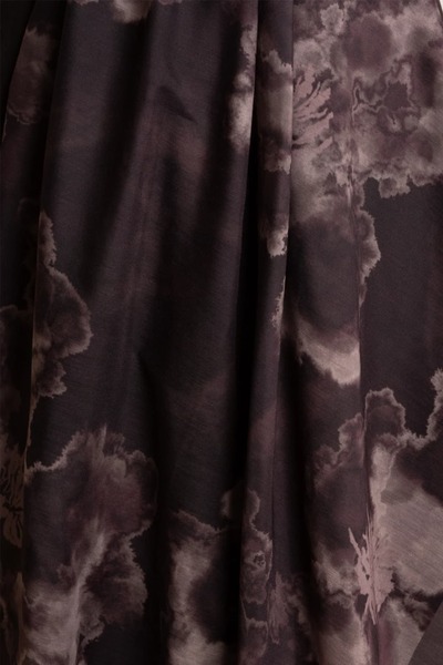 Emare Puslu Bahçe Με σχέδιο Μαλακό Σάλι - Καφέ