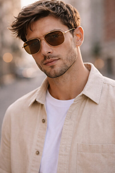 By Donetto Wolf Metal Unisex Sunglasses