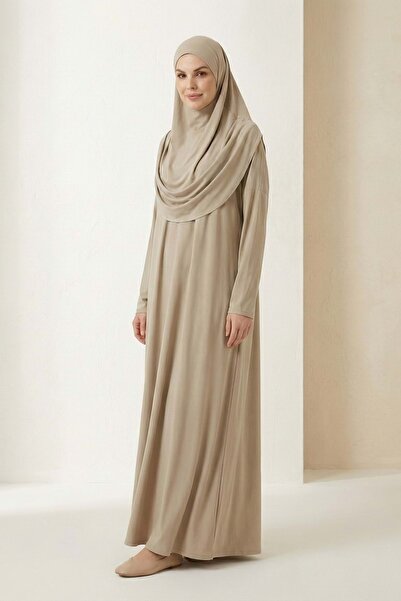 Mnk Baby&Kids Practical Hijab Women's Prayer Dress M00802 Brown