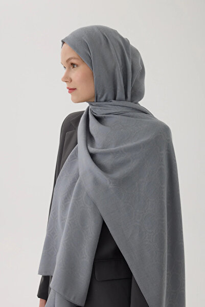 Zeta Group Îmbrăcăminte hijab pentru femei, de sezon, culoare gri închis, șal...