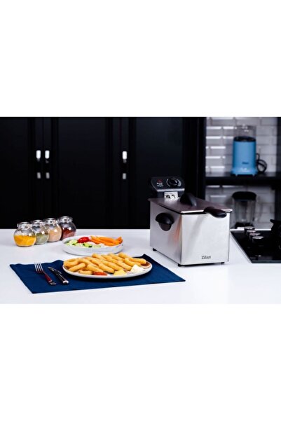 Zilan ZLN-1819 stainless steel fryer - 3 liters, 2180W, overheating protection