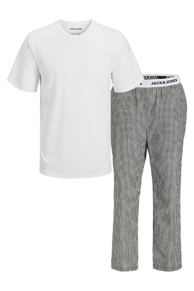 Evendi Pajamas, White/Black