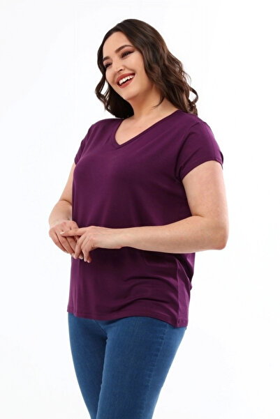 aytemas V-Neck Basic Blouse