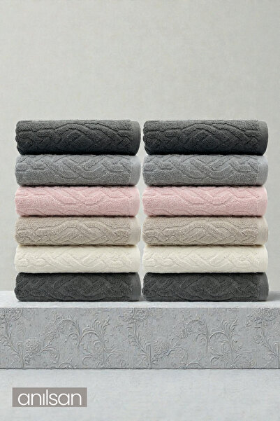Anılsan 100-Pack of Isba Hand Towels - 50X80 Cm, 170 Gr, 100% Cotton, Spa and...